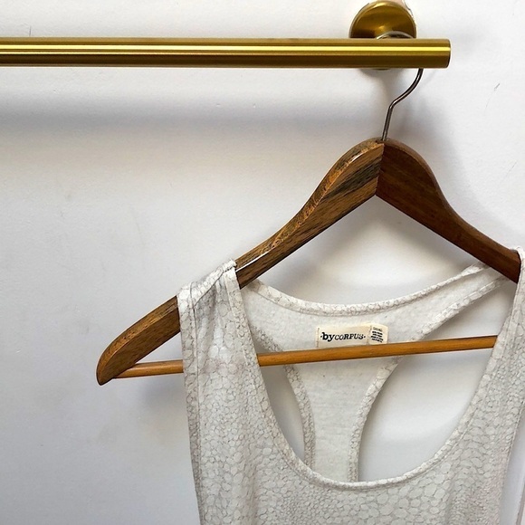 ANTHROPOLOGIE •by CORPUS• Neutral Patterned Oversized Tank Size small - Picture 2 of 5